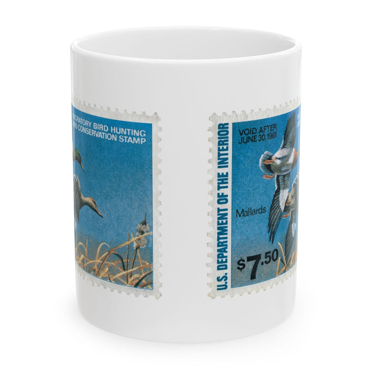 Official 1980-1981 Federal Duck Stamp - White Mug