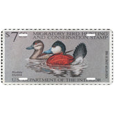 Official 1981-1982 Federal Duck Stamp - License Plate
