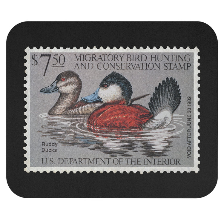 Official 1981-1982 Federal Duck Stamp - Mouse Pad