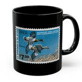 Official 1980-1981 Federal Duck Stamp - Black Mug