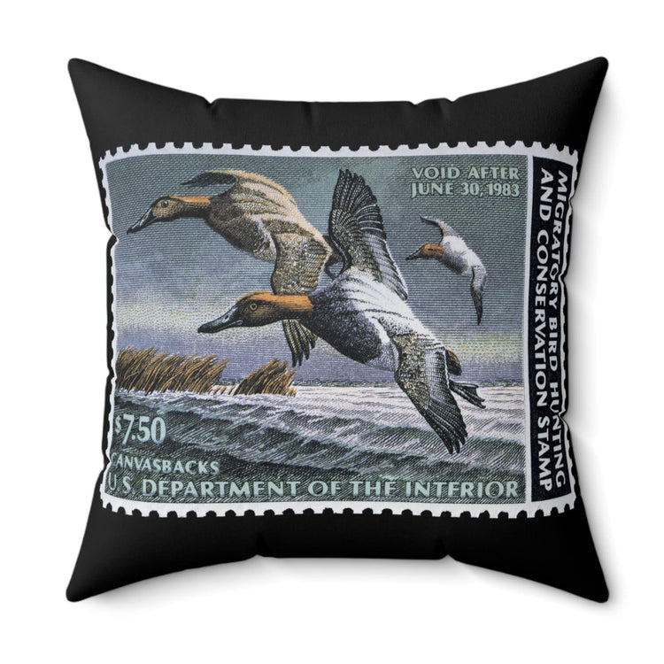 Official 1982-1983 Federal Duck Stamp - Black Pillow