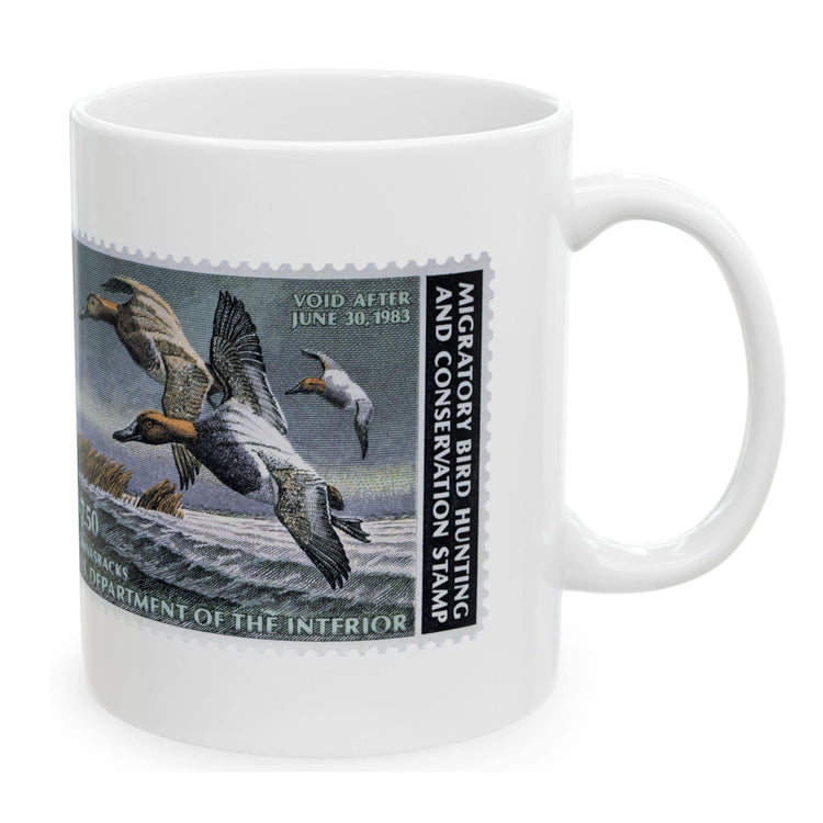 Official 1982-1983 Federal Duck Stamp - White Mug