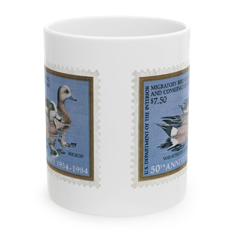 Official 1984-1985 Federal Duck Stamp - White Mug