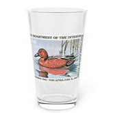 Official 1985-1986 Federal Duck Stamp - Pint Glass
