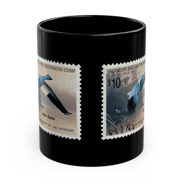 Official 1988-1989 Federal Duck Stamp - Black Mug