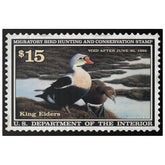 Official 1991 - 1992 Federal Duck Stamp - Canvas Sign