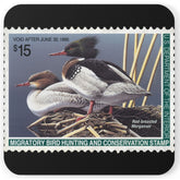 Official 1994-1995 Federal Duck Stamp - Cork Back Coaster