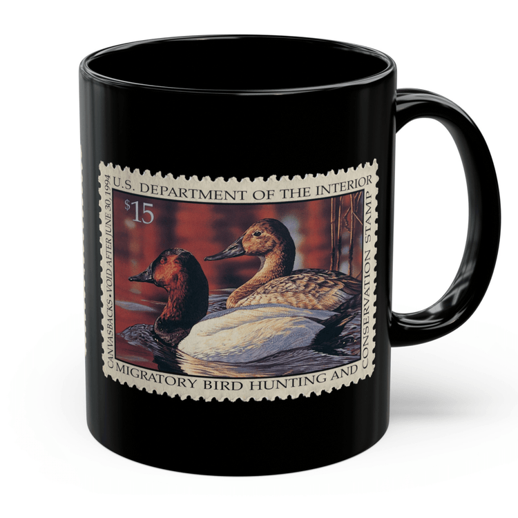Official 1993-1994 Federal Duck Stamp - Black Mug
