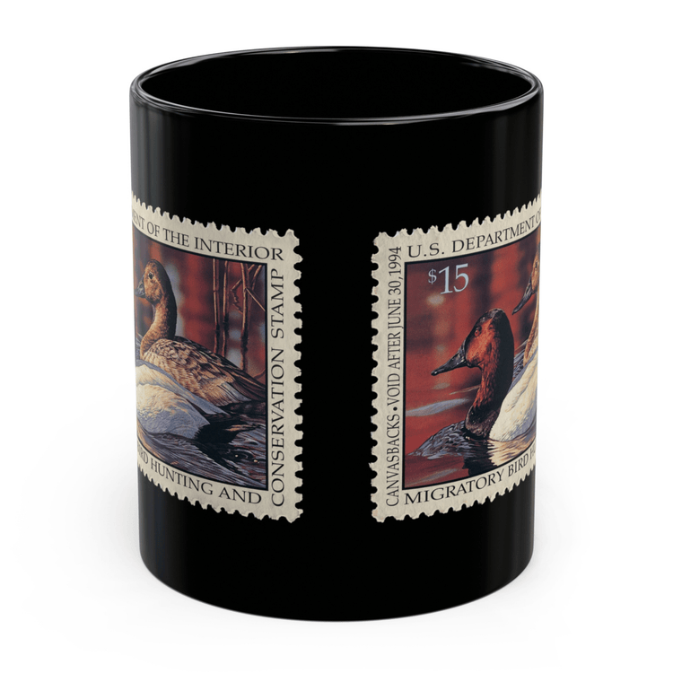 Official 1993-1994 Federal Duck Stamp - Black Mug