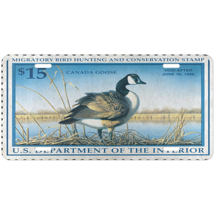 Official 1997 - 1998 Federal Duck Stamp - License Plate