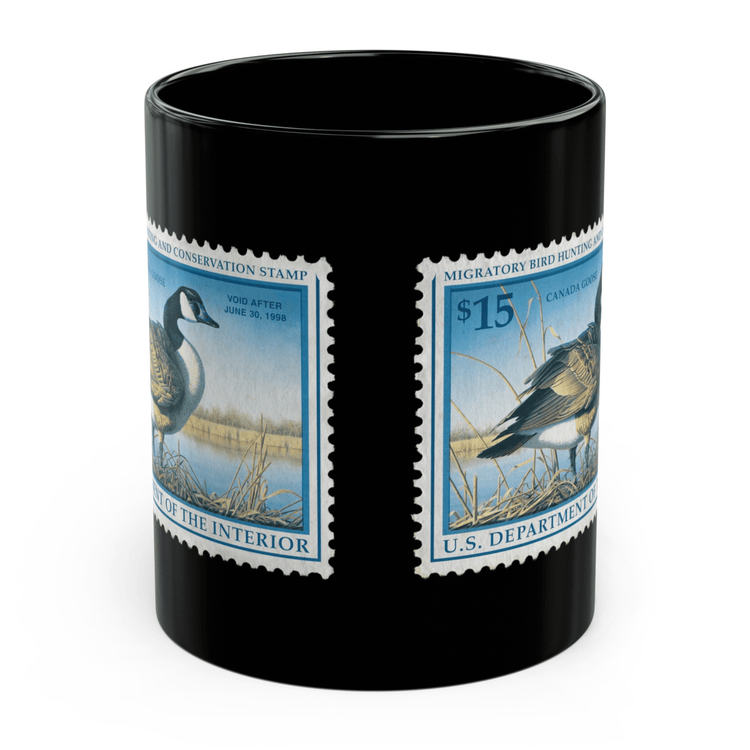 Official 1997-1998 Federal Duck Stamp - Black Mug