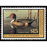 Official 2001 - 2002 Federal Duck Stamp-Metal Sign