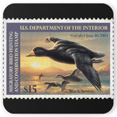 Official 2002-2003 Federal Duck Stamp - Cork Back Coaster