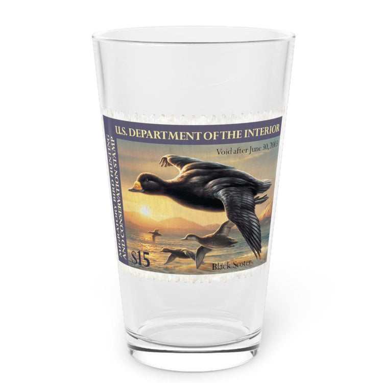 Official 2002-2003 Federal Duck Stamp - Pint Glass
