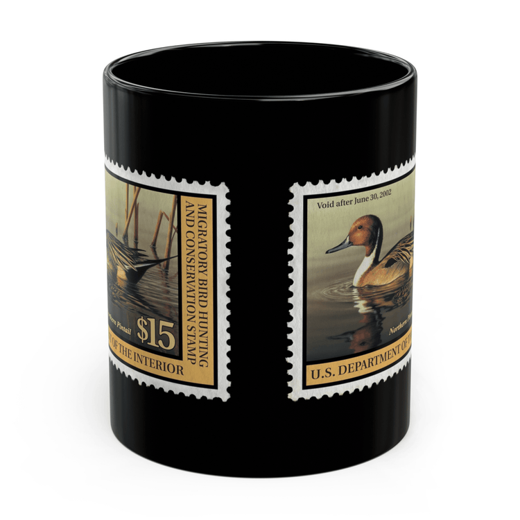 Official 2001-2002 Federal Duck Stamp - Black Mug