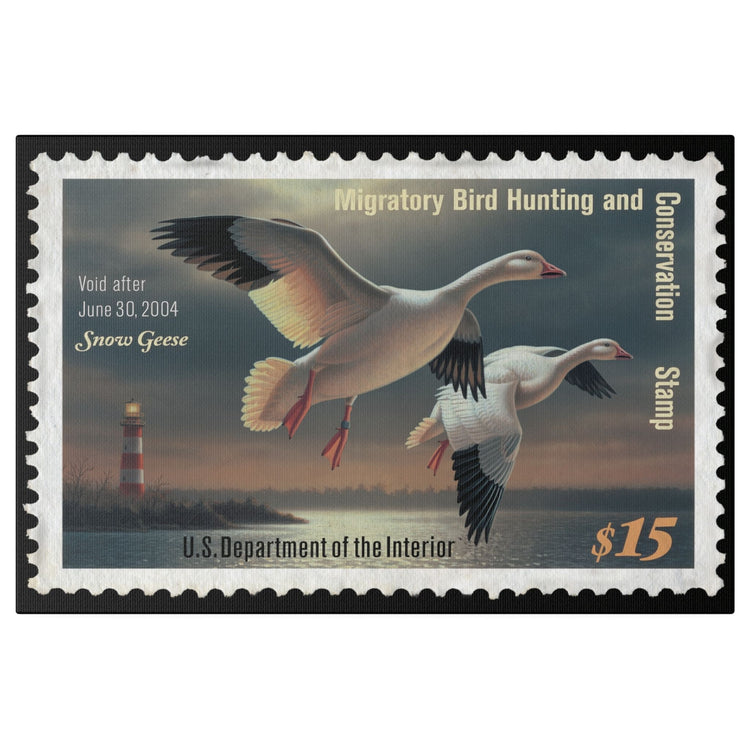 Official 2003 - 2004 Federal Duck Stamp - Canvas Sign