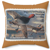 Official 2004-2005 Federal Duck Stamp - Light Brown Pillow