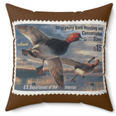 Official 2004-2005 Federal Duck Stamp - Brown Pillow