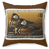 Official 2005-2006 Federal Duck Stamp - Brown Pillow