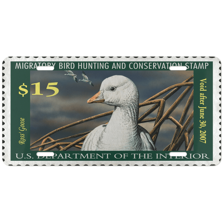 Official 2006 - 2007 Federal Duck Stamp - License Plate