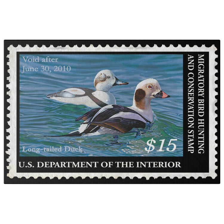 Official 2009 - 2010 Federal Duck Stamp - Canvas Sign