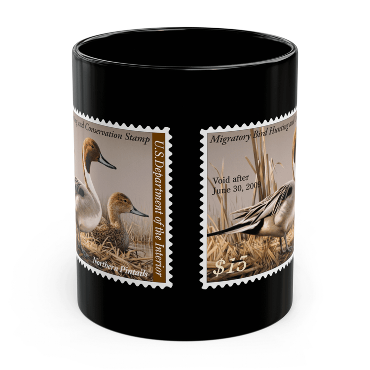 Official 2008-2009 Duck Stamp - Black Mug