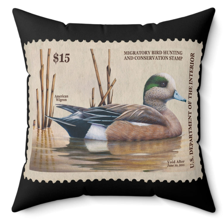 Official 2010-2011 Federal Duck Stamp - Black Pillow