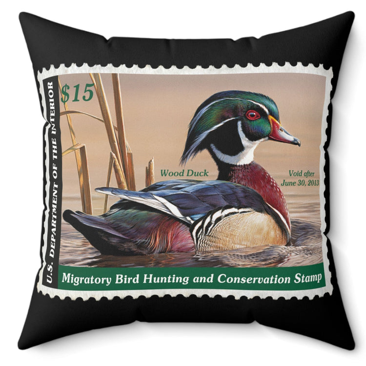 Official 2012-2013 Federal Duck Stamp - Black Pillow