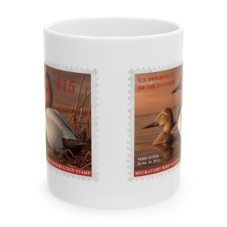 Official 2014-2015 Federal Duck Stamp - White Mug