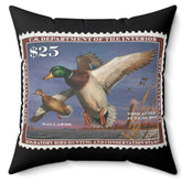 Official 2018-2019 Federal Duck Stamp - Black Pillow