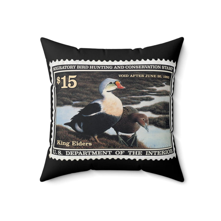 Official 1991-1992 Federal Duck Stamp - Black Pillow