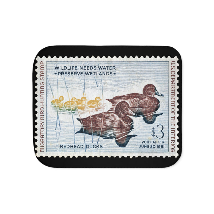 Official 1960-1961 Federal Duck Stamp - Sherpa Blanket