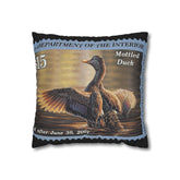 Official 2000-2001 Federal Duck Stamp - Zippered Pillow Cover