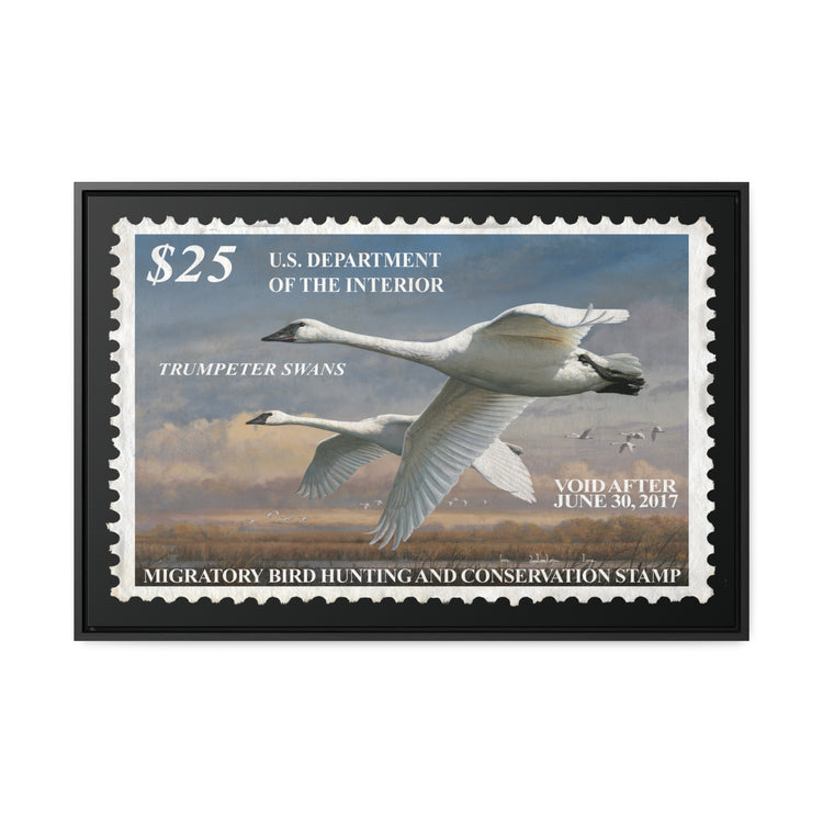 Official 2016 - 2017 Federal Duck Stamp - Canvas Sign