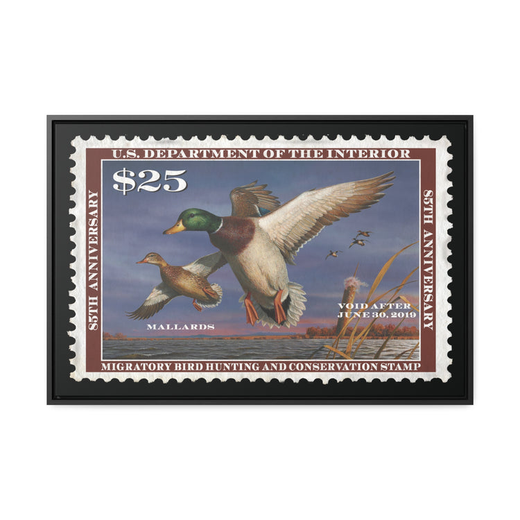 Official 2018 - 2019 Federal Duck Stamp - Canvas Sign