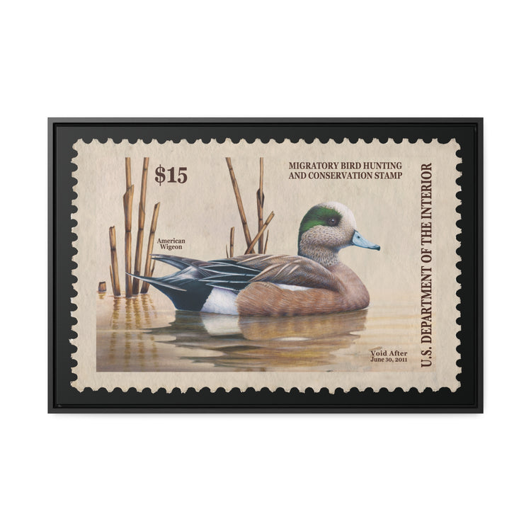 Official 2010 - 2011 Federal Duck Stamp - Canvas Sign