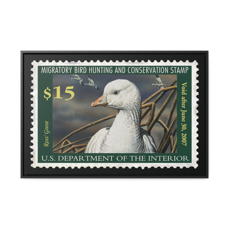 Official 2006 - 2007 Federal Duck Stamp - Canvas Sign