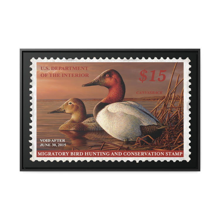 Official 2014 - 2015 Federal Duck Stamp - Canvas Sign