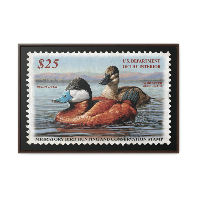 Official 2015 - 2016 Federal Duck Stamp - Canvas Sign