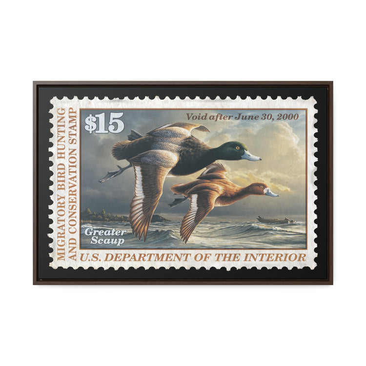Official 1999 - 2000 Federal Duck Stamp - Canvas Sign
