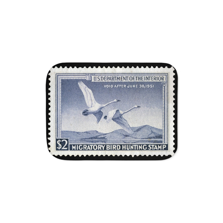 Official 1950-1951 Federal Duck Stamp - Sherpa Blanket