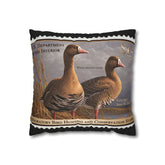 Official 2011-2012 Federal Duck Stamp - Zippered Pillow Cover