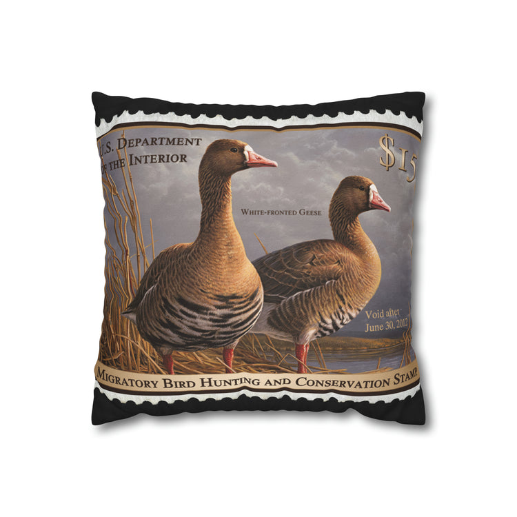 Official 2011-2012 Federal Duck Stamp - Zippered Pillow Cover