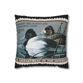 Official 1989-1990 Federal Duck Stamp - Zippered Pillow Cover
