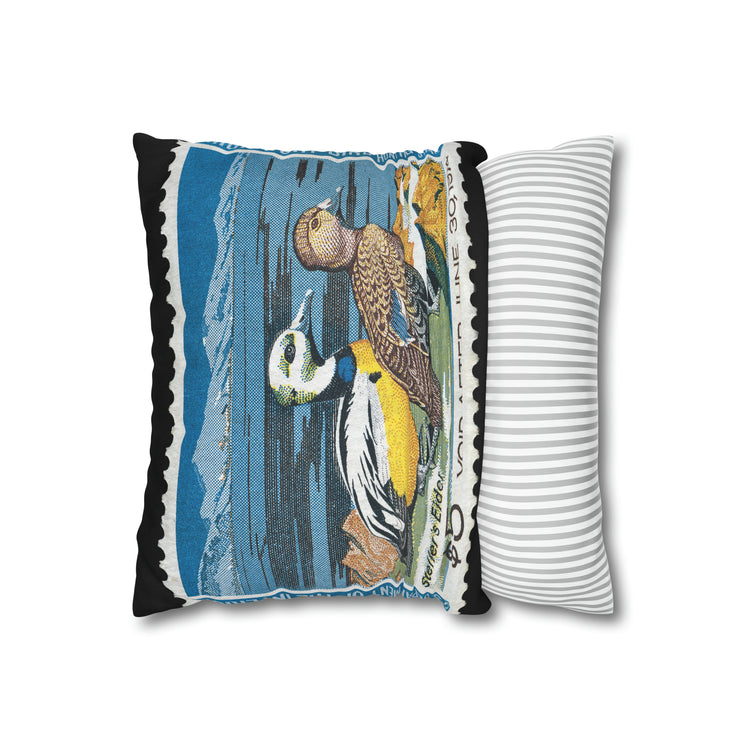 Official 1973-1974 Federal Duck Stamp - Zippered Pillow Cover