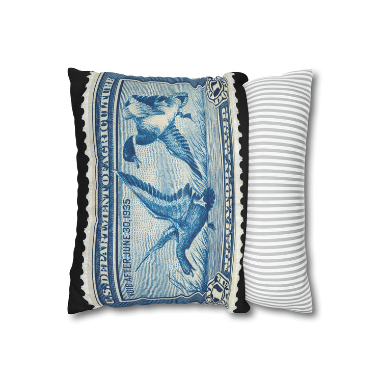 Official 1934-1935 Federal Duck Stamp - Zippered Pillow Cover