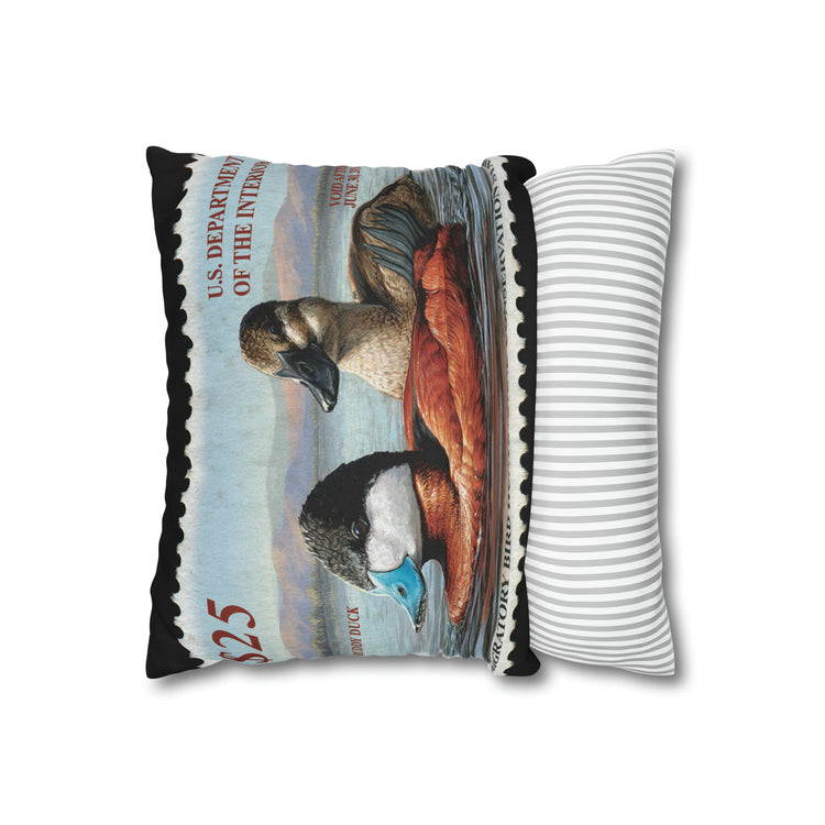 Official 2015-2016 Federal Duck Stamp - Zippered Pillow Cover