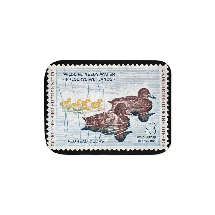 Official 1960-1961 Federal Duck Stamp - Sherpa Blanket
