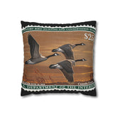 Official 2017-2018 Federal Duck Stamp - Zippered Pillow Cover