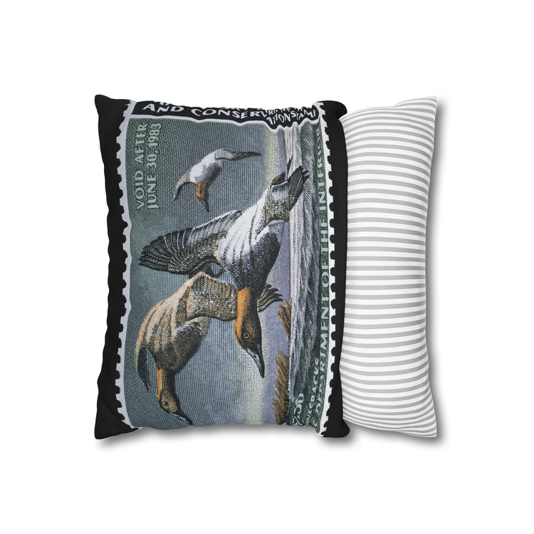 Official 1982-1983 Federal Duck Stamp - Zippered Pillow Cover